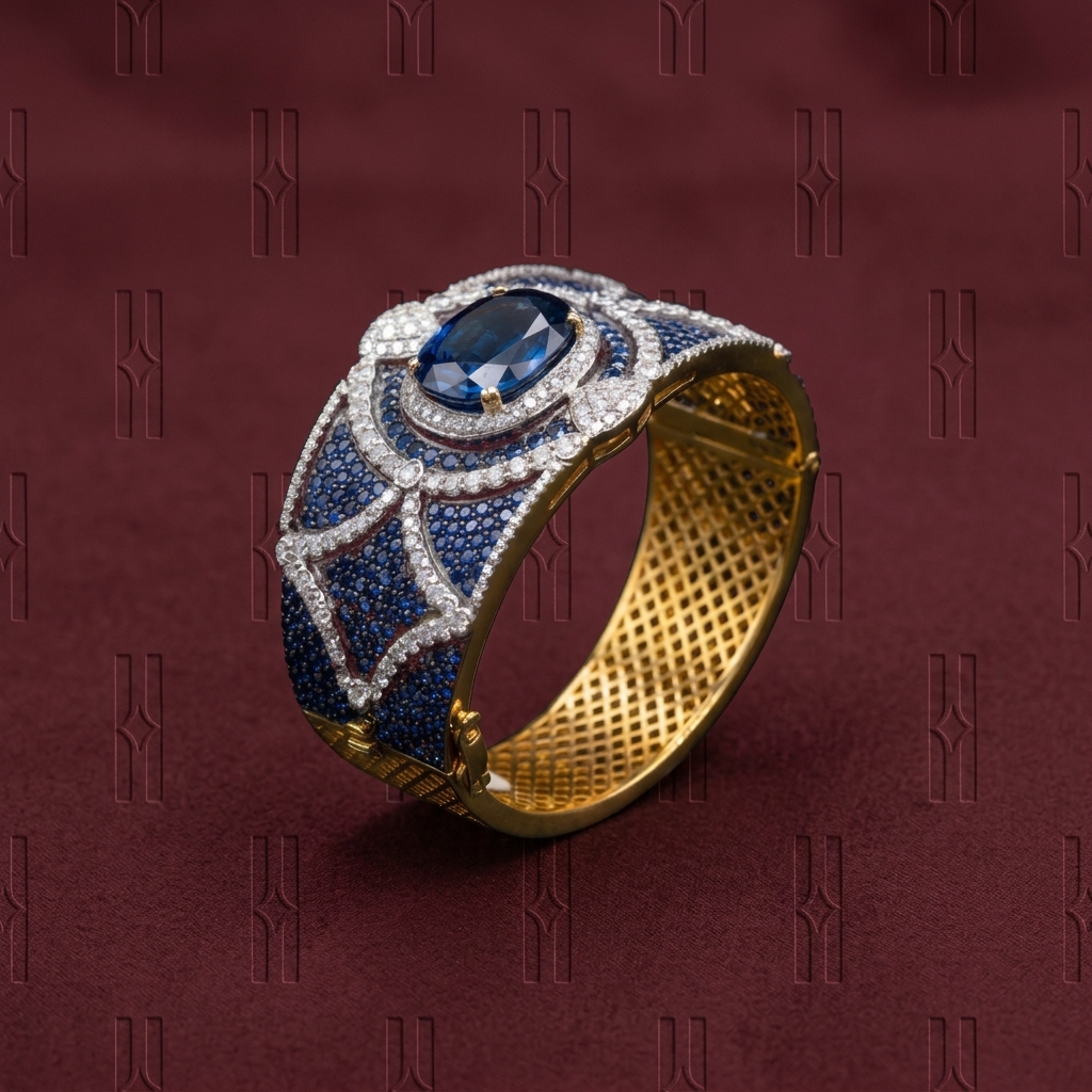 The Shehnaaz 925 Filigree Bangle Pair