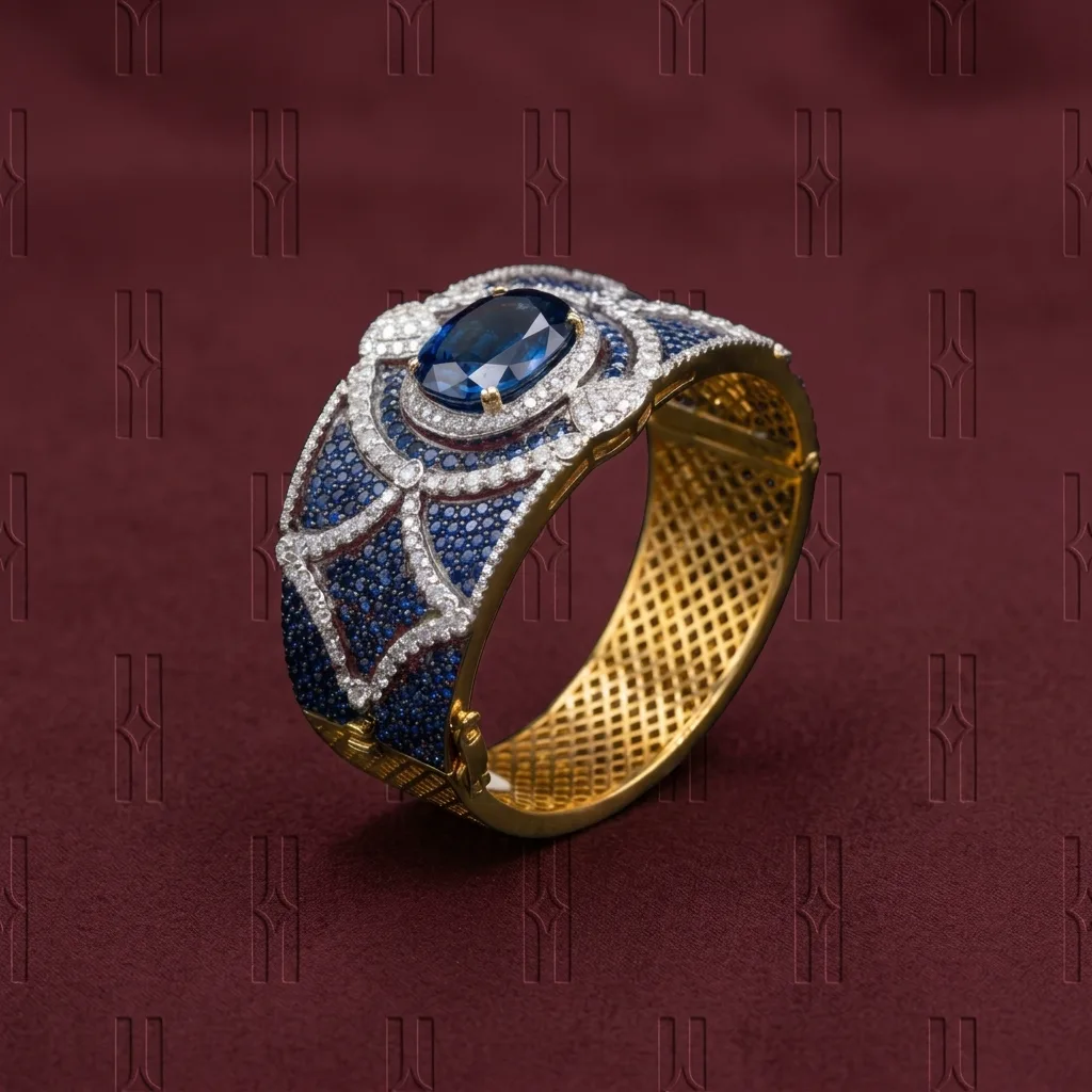 The Shehnaaz 925 Filigree Bangle Pair