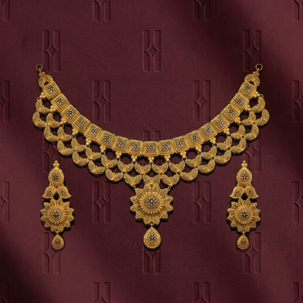 The Royal Sovereign Gold Bridal Set