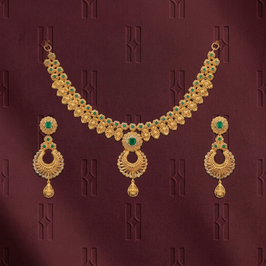 The Heritage Filigree Gold Set