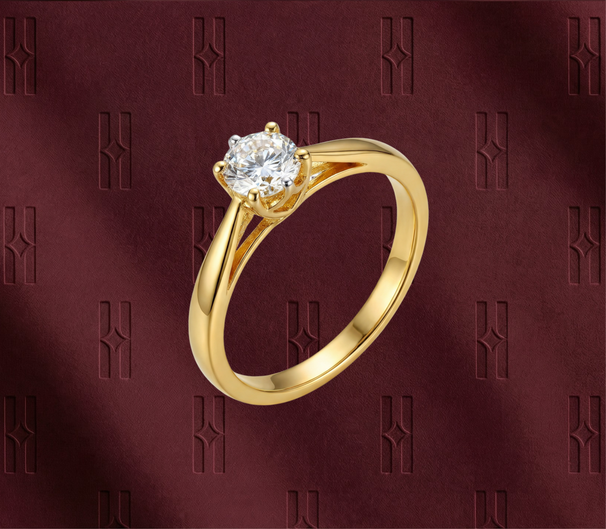 The Noor Jahan Lotus Cluster Ring