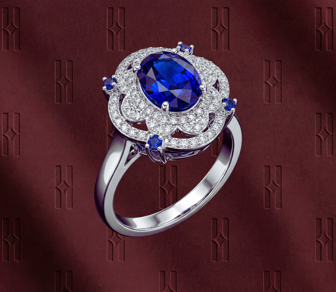 The Aurelia Teardrop Silver Ring