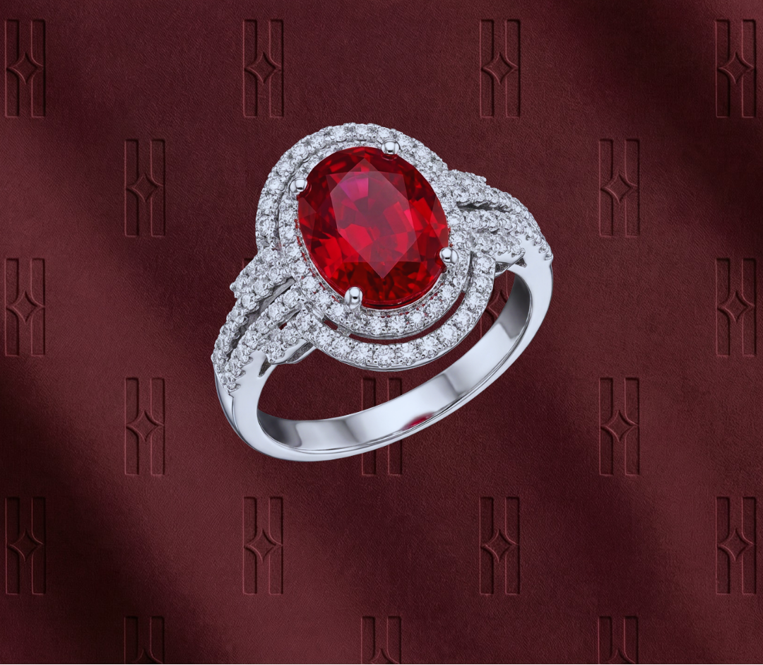 The Jahanara Dual-Tone Eternity Ring
