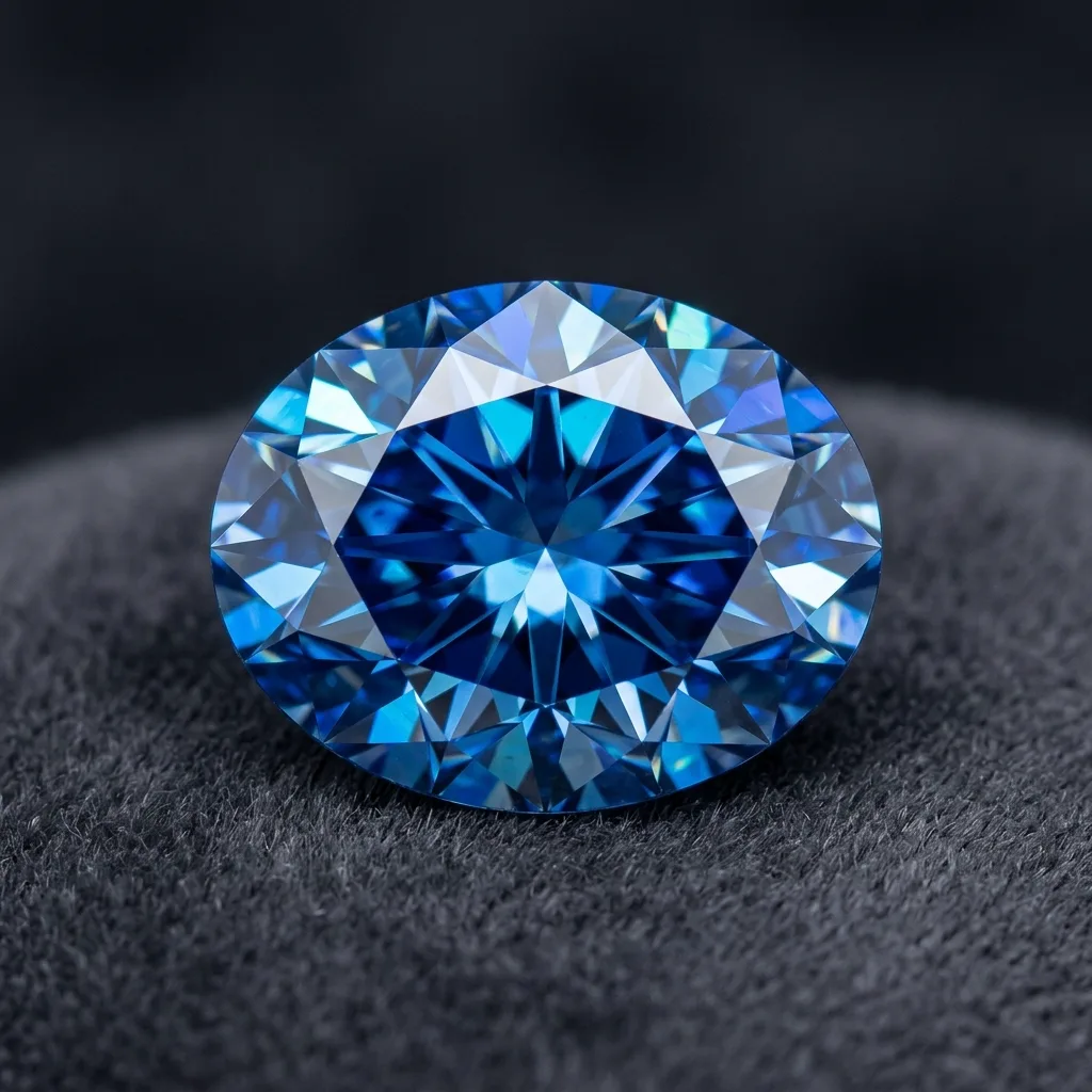 Fancy Deep Royal Blue Lab Diamond