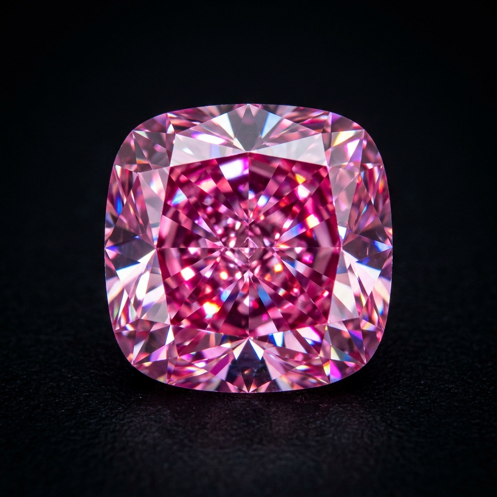 Fancy Vivid Pink Lab Diamond