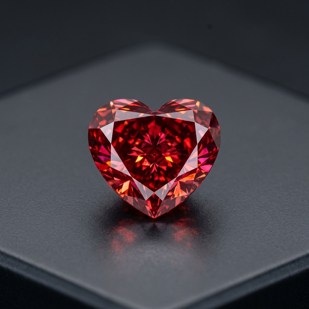 Fancy Vivid Red Lab Diamond