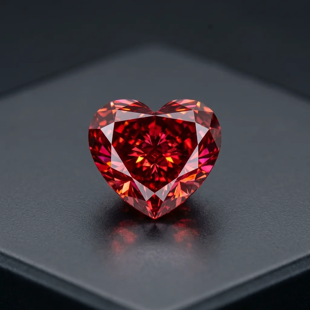 Fancy Vivid Red Lab Diamond