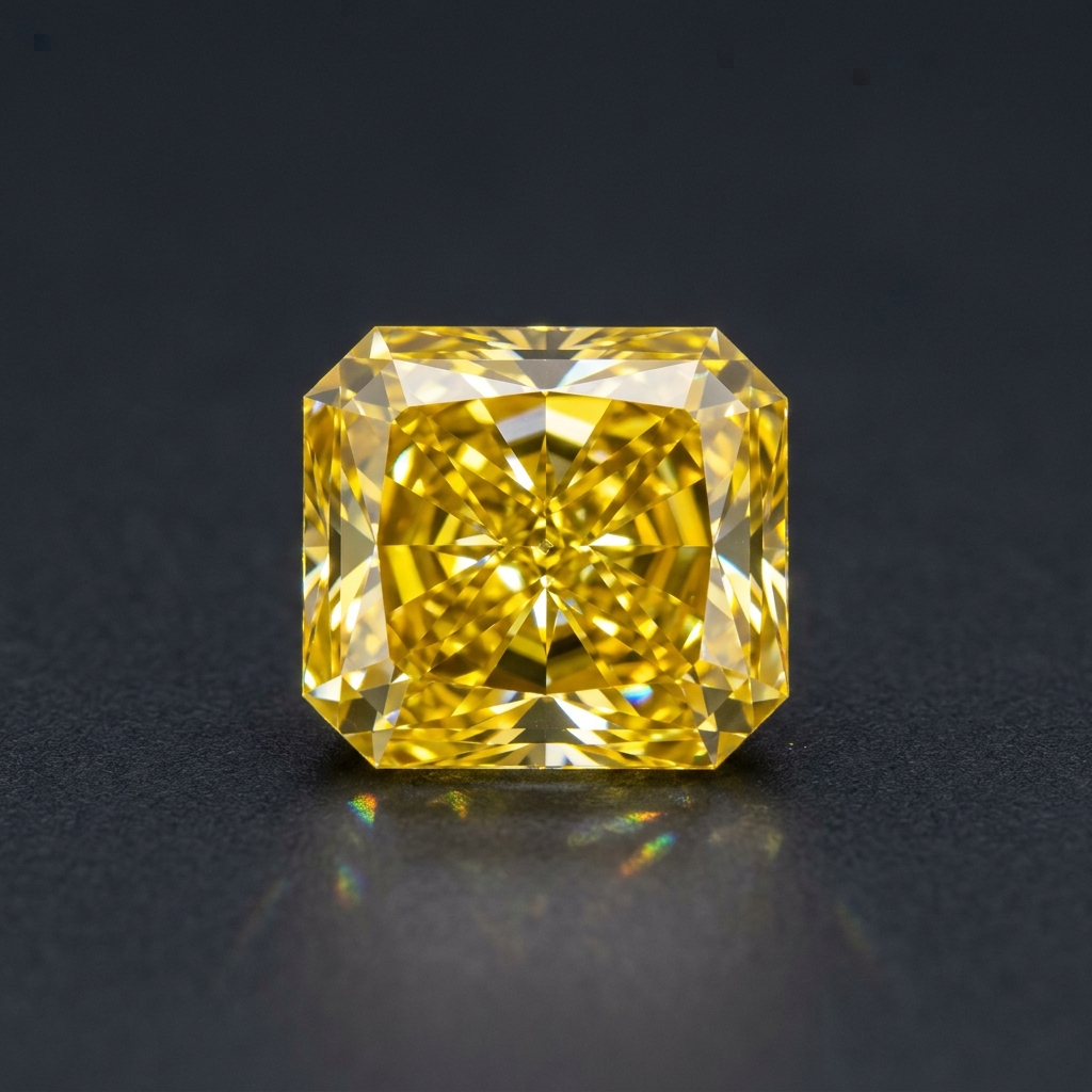 Fancy Intense Canary Yellow Lab Diamond