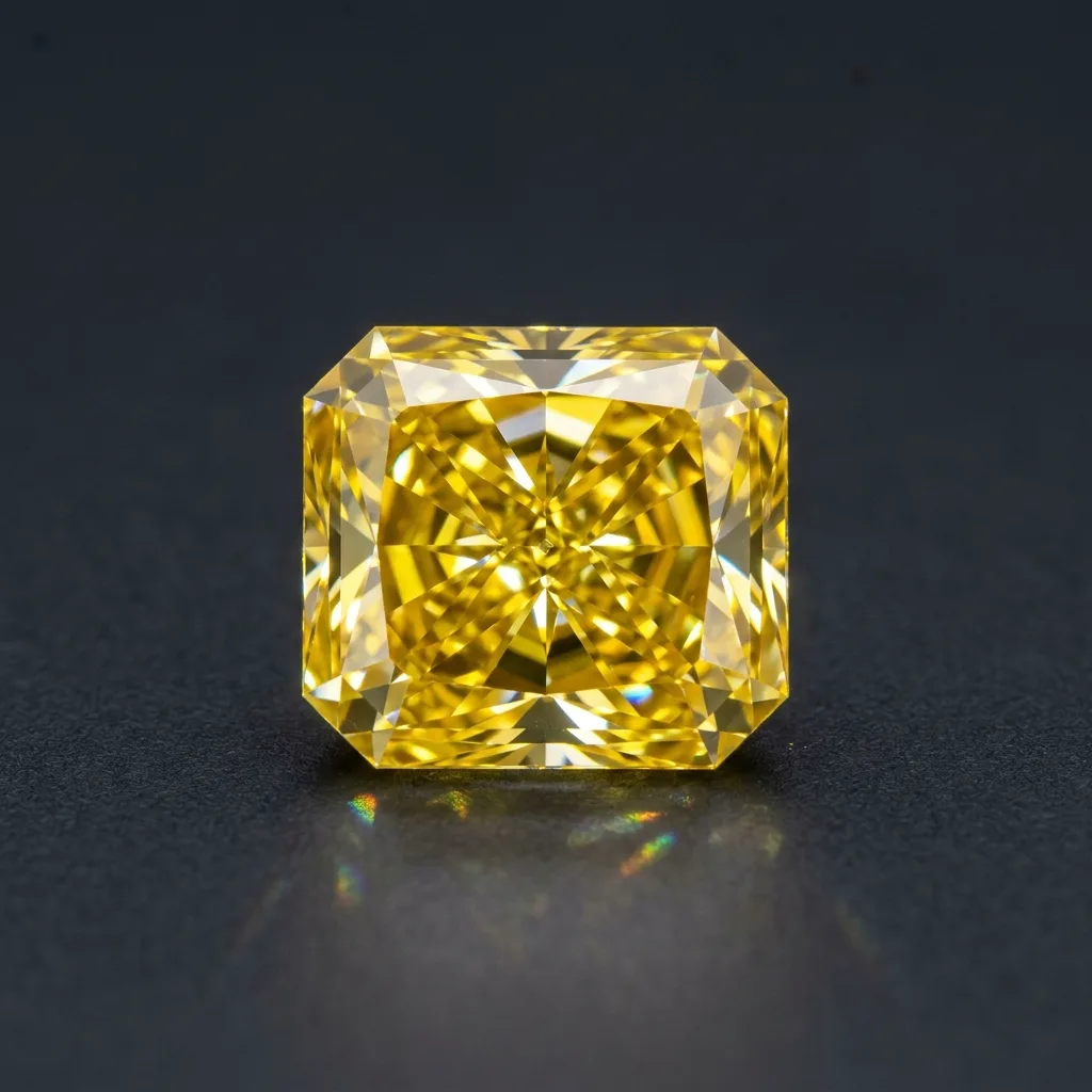 Fancy Intense Canary Yellow Lab Diamond