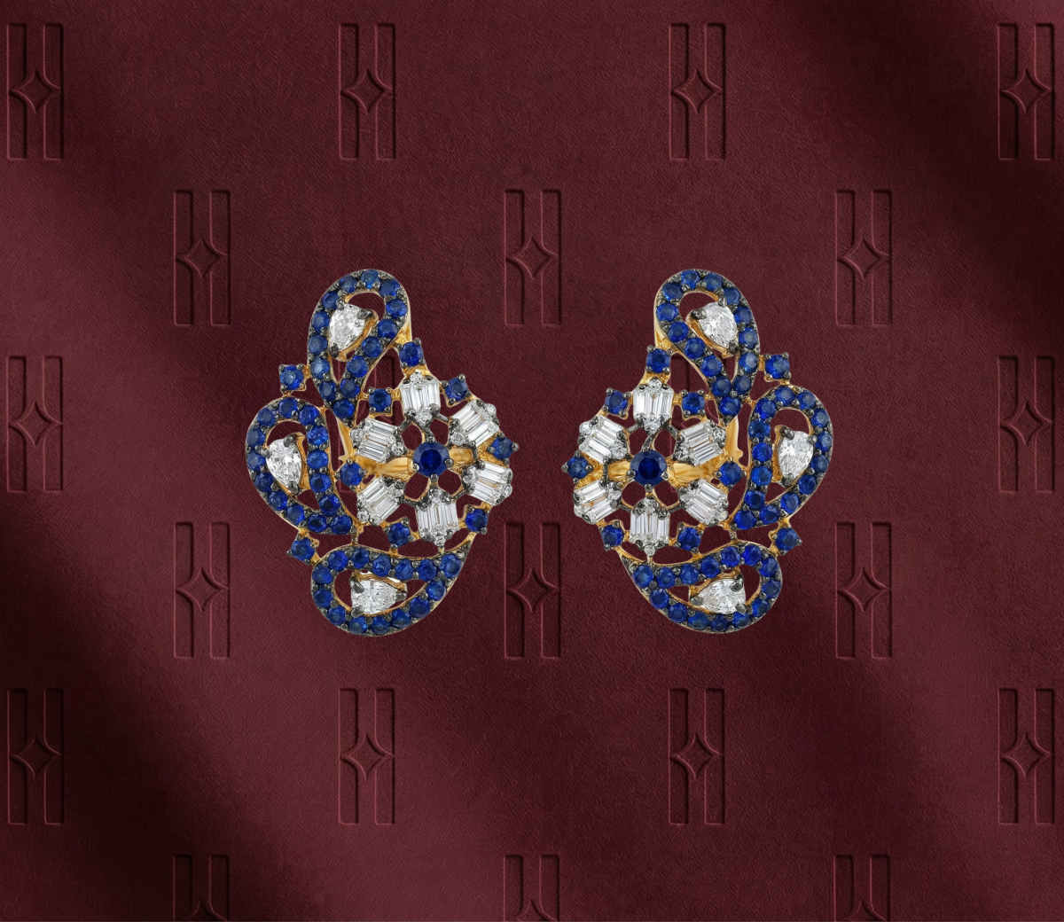 The Velvet Sapphire Silver Tops