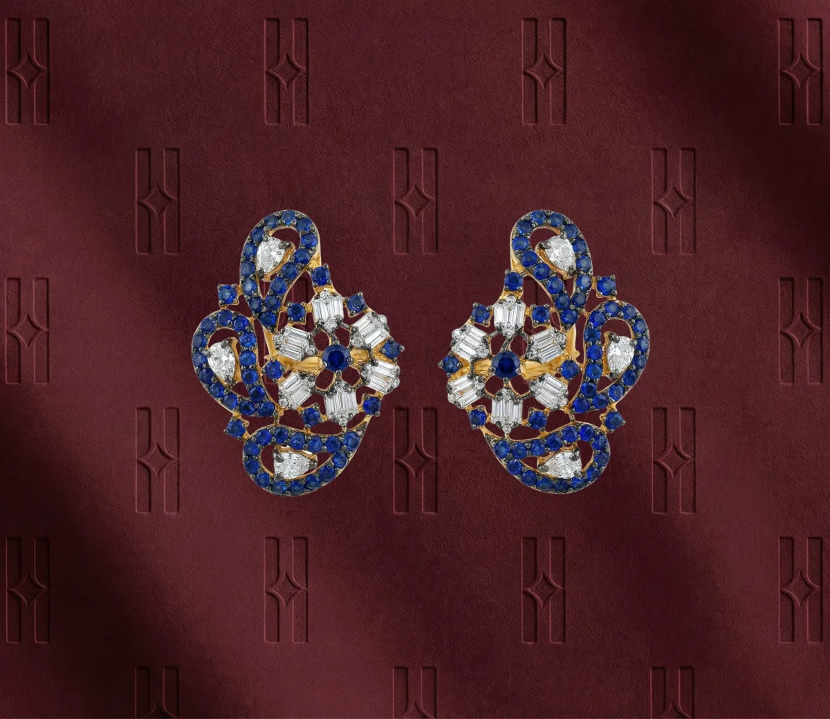 The Velvet Sapphire Silver Tops
